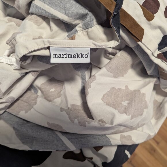 Marimekko Suvi Duvet Cover Pillow Shams King Size Floral Finnish Midcentury MCM - Picture 7 of 11